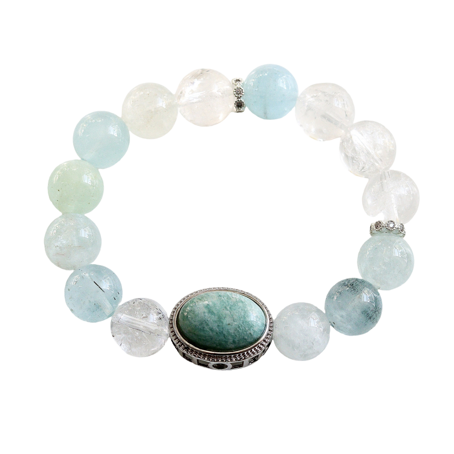 Dreamy Aquamarine Crystal Bracelet