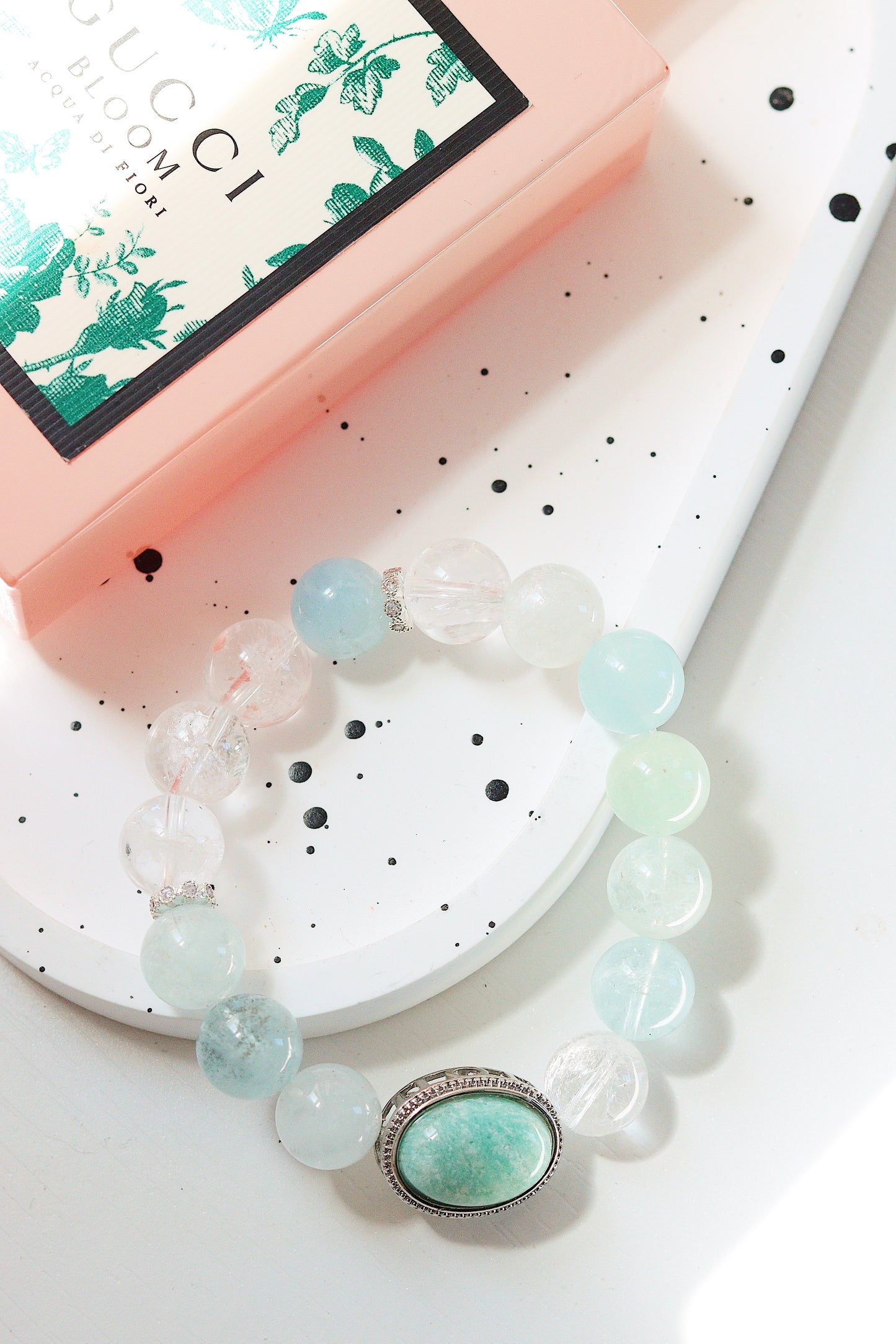 Dreamy Aquamarine Crystal Bracelet