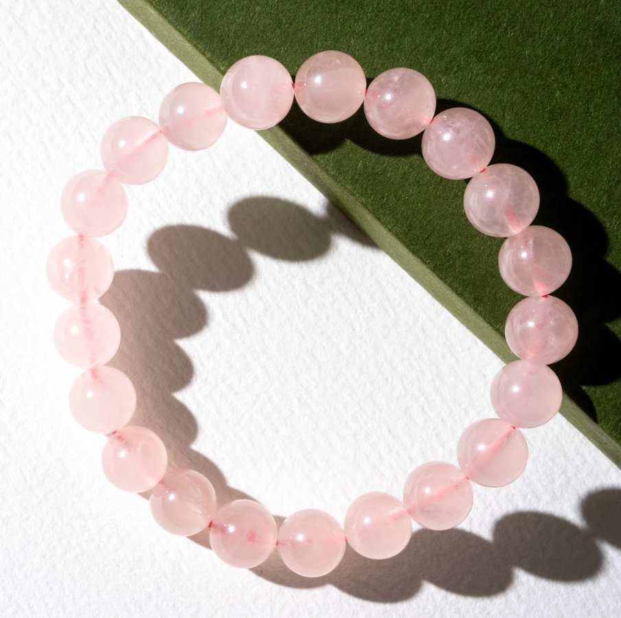 Rose Quartz Crystal Love Bracelet