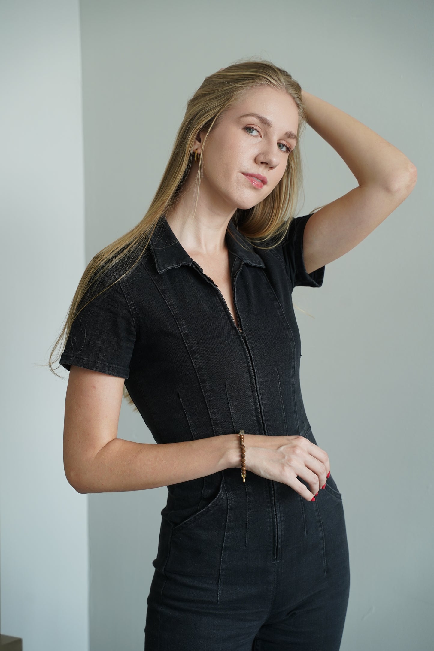 Agarwood & Lemon Quartz Crystal Bracelet